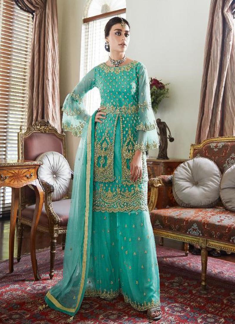 semi stitched sharara suits